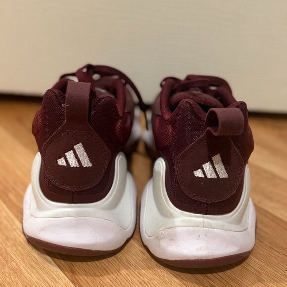 Adidas Impact FLX II (burgundy with original box) men's size 8 - Picture 8 of 9